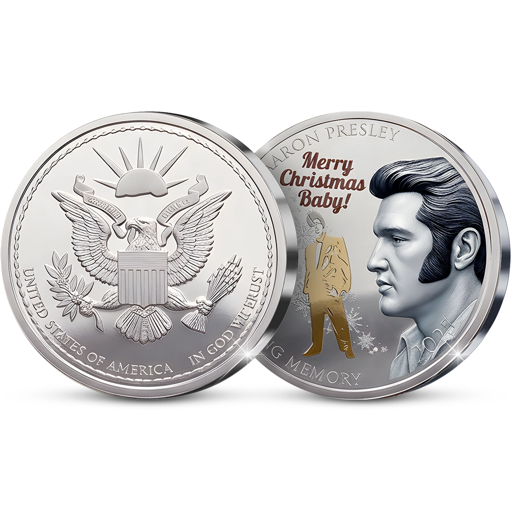 De Eerste Slag van de Amerikaanse Herdenkingsuitgifte “Elvis Presley, the Christmas Tribute 2025”