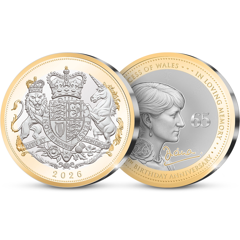 De Eerste Slag van de Engelse Herdenkingsuitgifte “Diana, Princess of Wales * 65th Birthday Anniversary * 1961-2026”