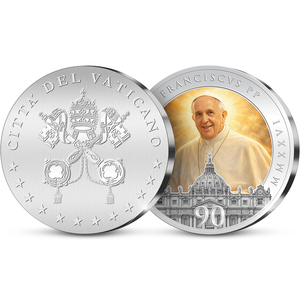 De Vaticaan Herdenkingsuitgifte "Pope Francis 90: A Life in Service"