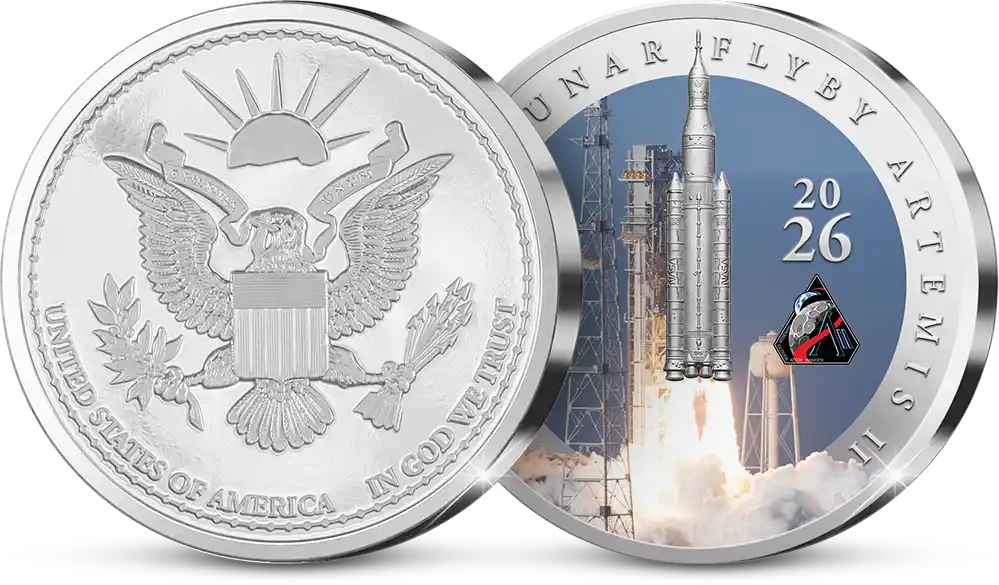 De USA Herdenkingsuitgifte 2026 ‘Artemis II: Launch into the Unknown – Rise of a New Space Era'