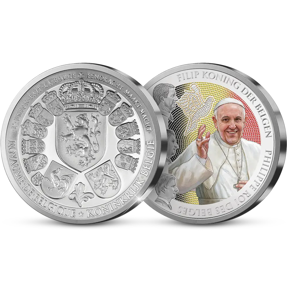 De Belgische Herdenkingsuitgifte ‘Paus Franciscus in België’