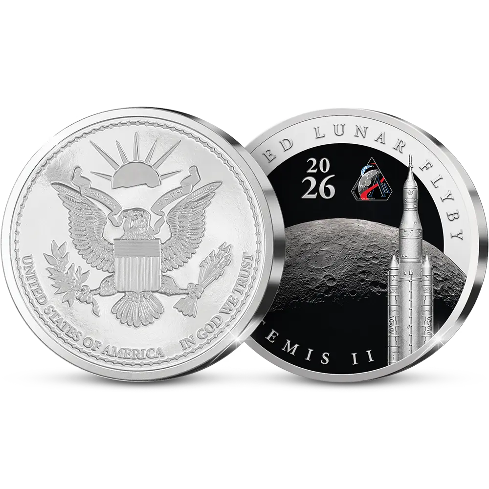 De USA Herdenkingsuitgifte 2026 ‘Artemis II: A Journey Beyond Earth to the Moon’