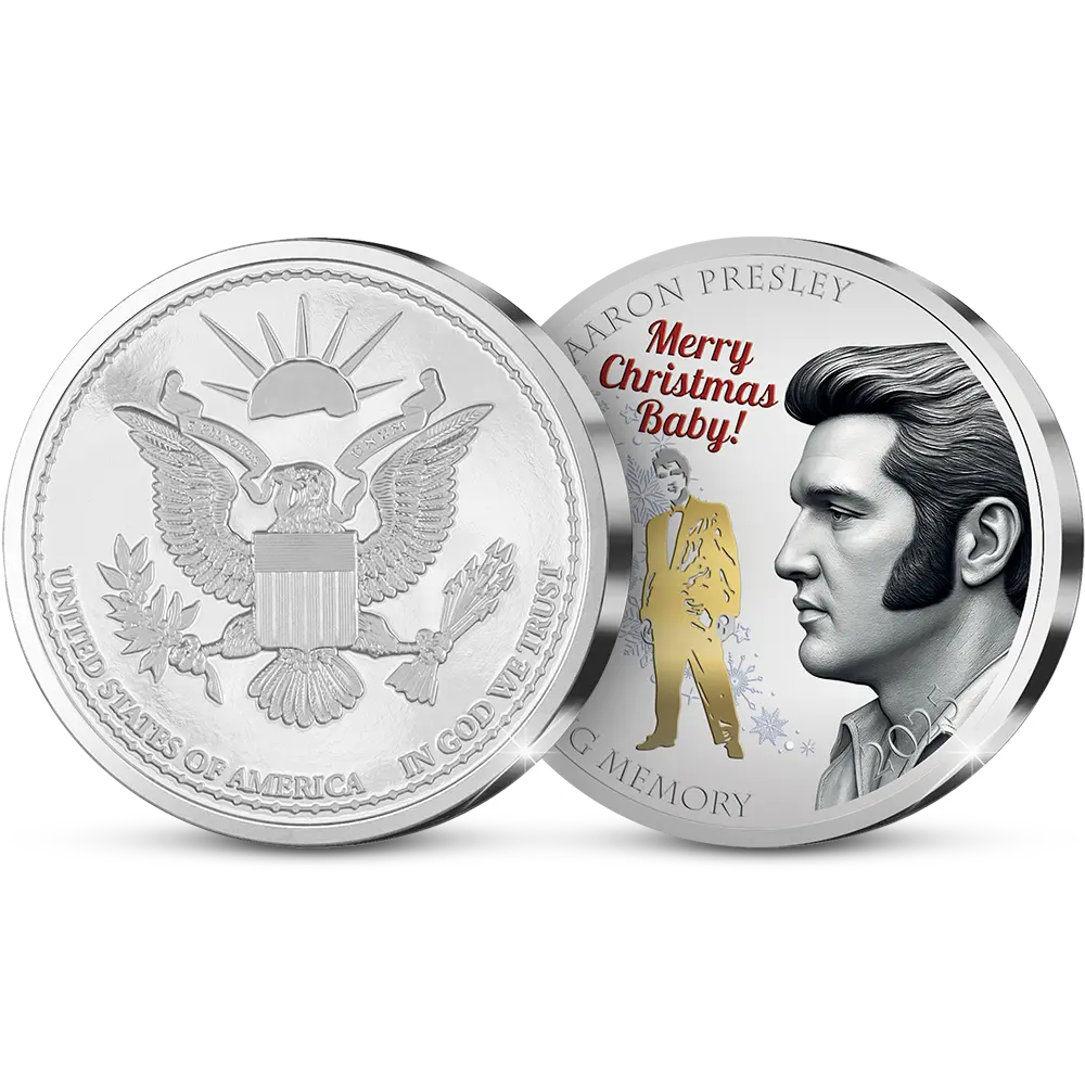 De Eerste Slag van de Amerikaanse Herdenkingsuitgifte “Elvis Presley, the Christmas Tribute 2025”