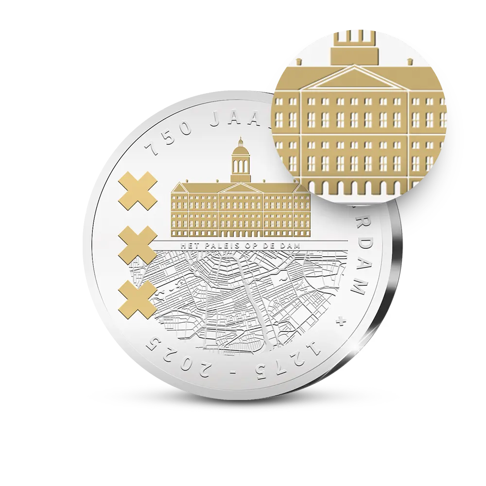 De eerste herdenkingsuitgifte “Het Paleis op de Dam”