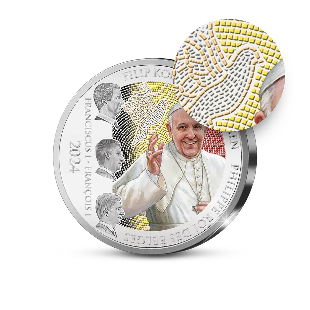 De Belgische Herdenkingsuitgifte ‘Paus Franciscus in België’