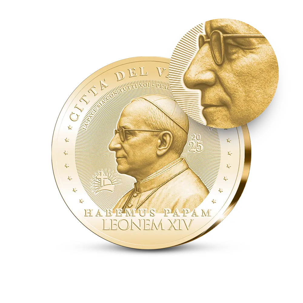 De allereerste Vaticaan Herdenkingsuitgifte ‘Leonem XIV Pontifex’