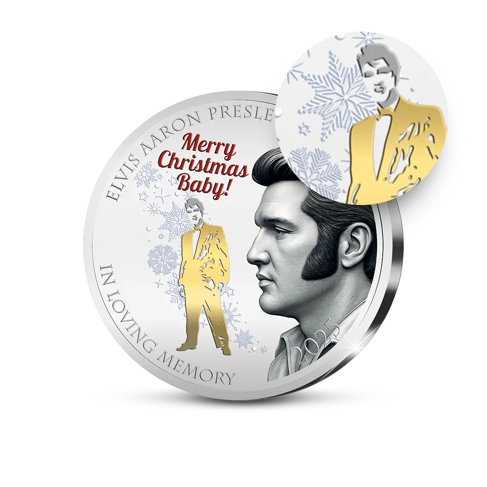 De Eerste Slag van de Amerikaanse Herdenkingsuitgifte “Elvis Presley, the Christmas Tribute 2025”