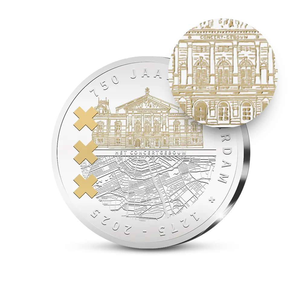 De eerste herdenkingsuitgifte “Het Concertgebouw”