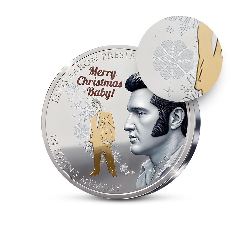 De Eerste Slag van de Amerikaanse Herdenkingsuitgifte “Elvis Presley, the Christmas Tribute 2025”
