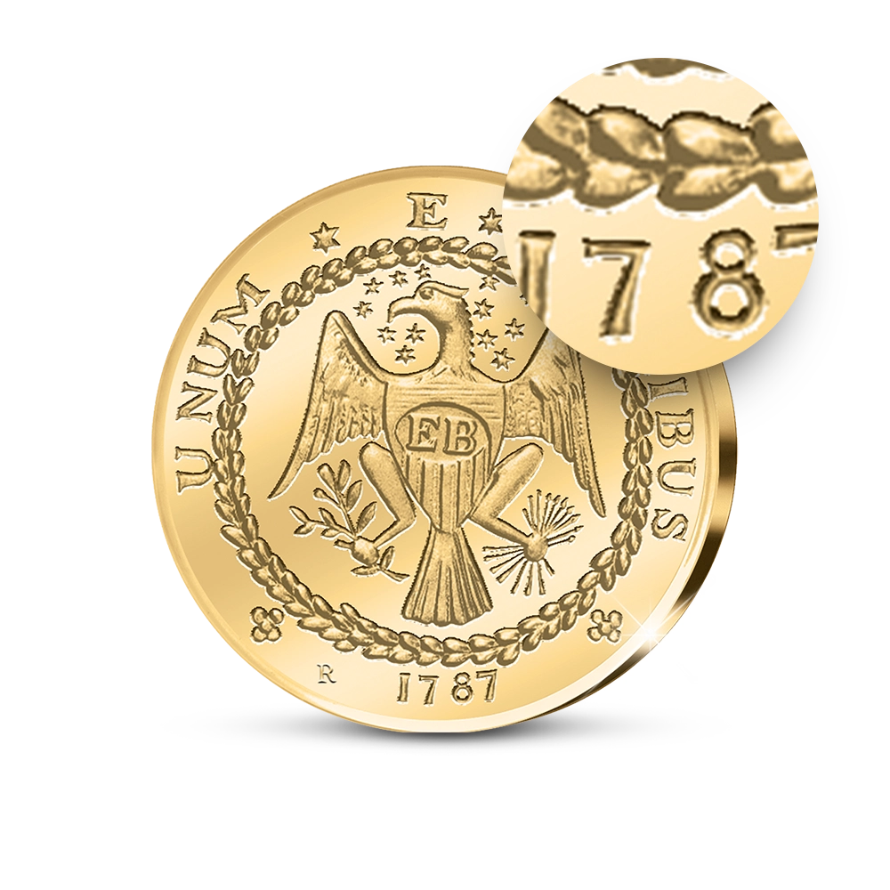 De Originele Herslag van de Amerikaanse: The Brasher-Doubloon, 1787 First US Gold Coin