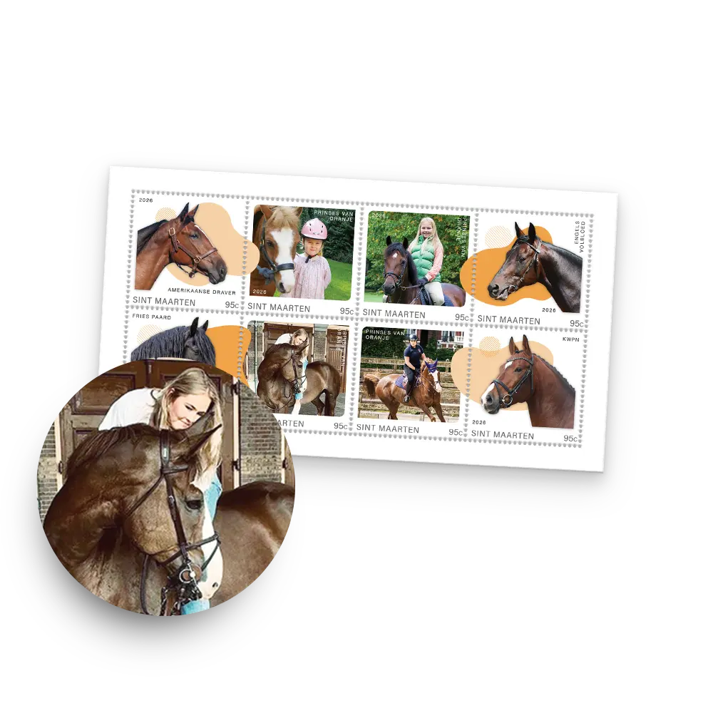 Postzegelvel ‘De Prinses van Oranje – Een Koninklijke Passie voor Paarden’