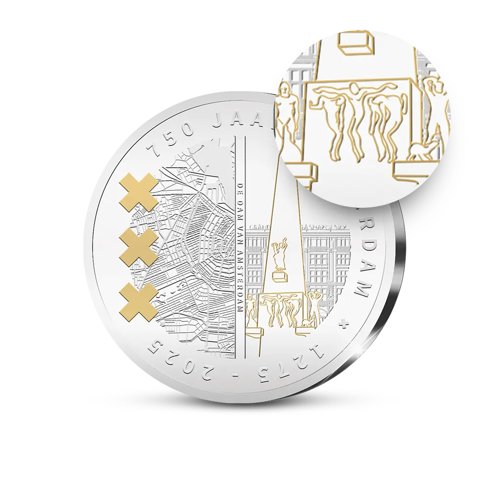 De eerste herdenkingsuitgifte “De Dam van Amsterdam”