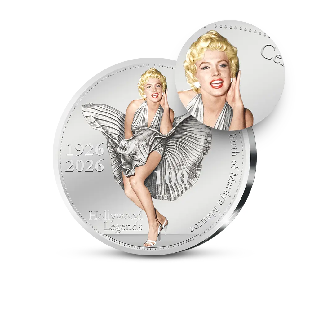 De Amerikaanse Herdenkingsuitgifte “Marilyn Monroe’s 100th Birthday Anniversary”
