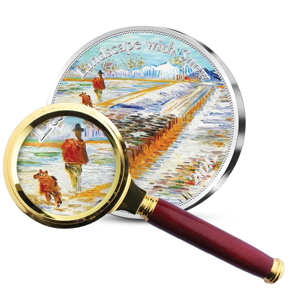 De Vincent van Gogh EUROPA Herdenkingsuitgifte: Winter 2026 'Landschap met Sneeuw 1888'