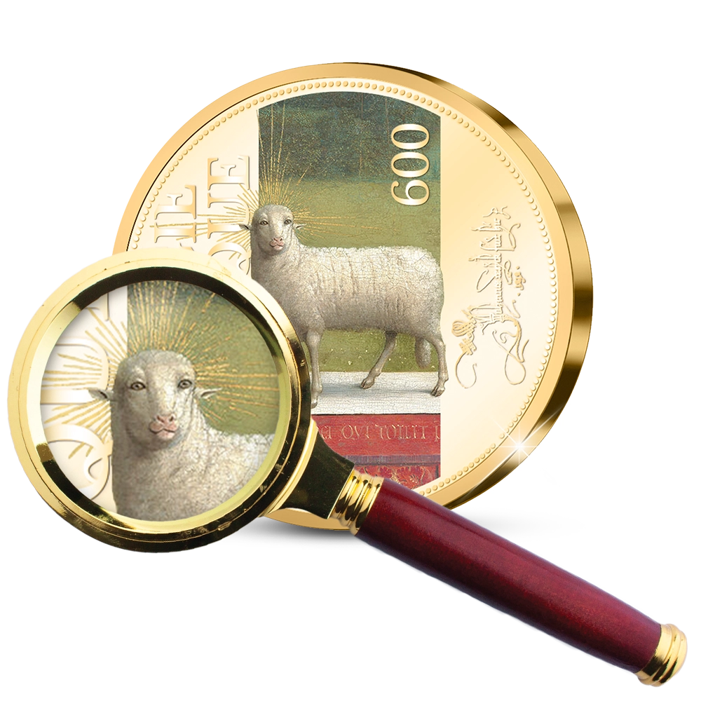 De Eerste Belgische Herdenkingsuitgifte "De Aanbidding van het Lam Gods"