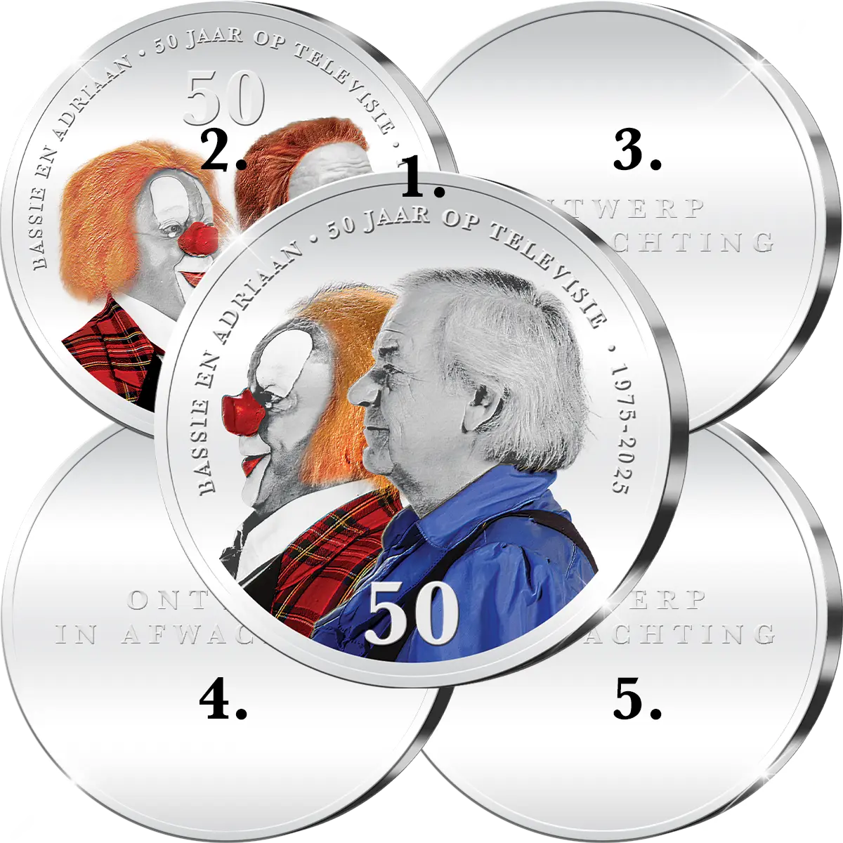 Schrijf u in voor de complete collectie én de gratis cadeaus: ‘Bassie & Adriaan 50 Jaar op Televisie’