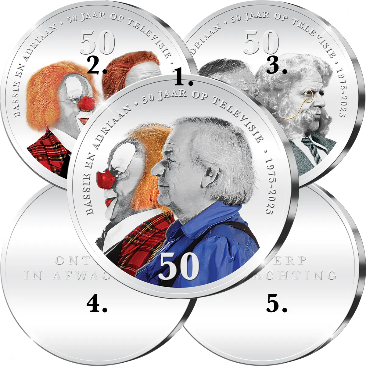 Schrijf u in voor de complete collectie én de gratis cadeaus: ‘Bassie & Adriaan 50 Jaar op Televisie’