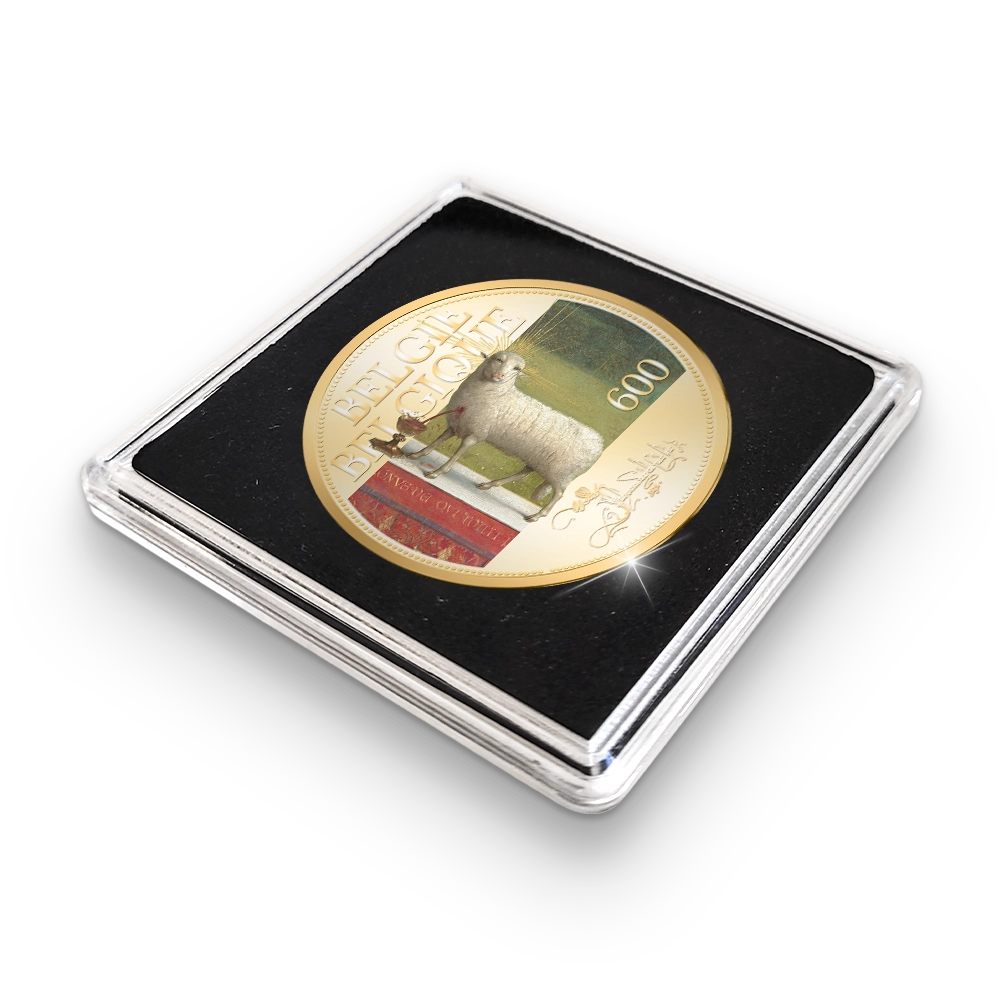 De Eerste Belgische Herdenkingsuitgifte "De Aanbidding van het Lam Gods"