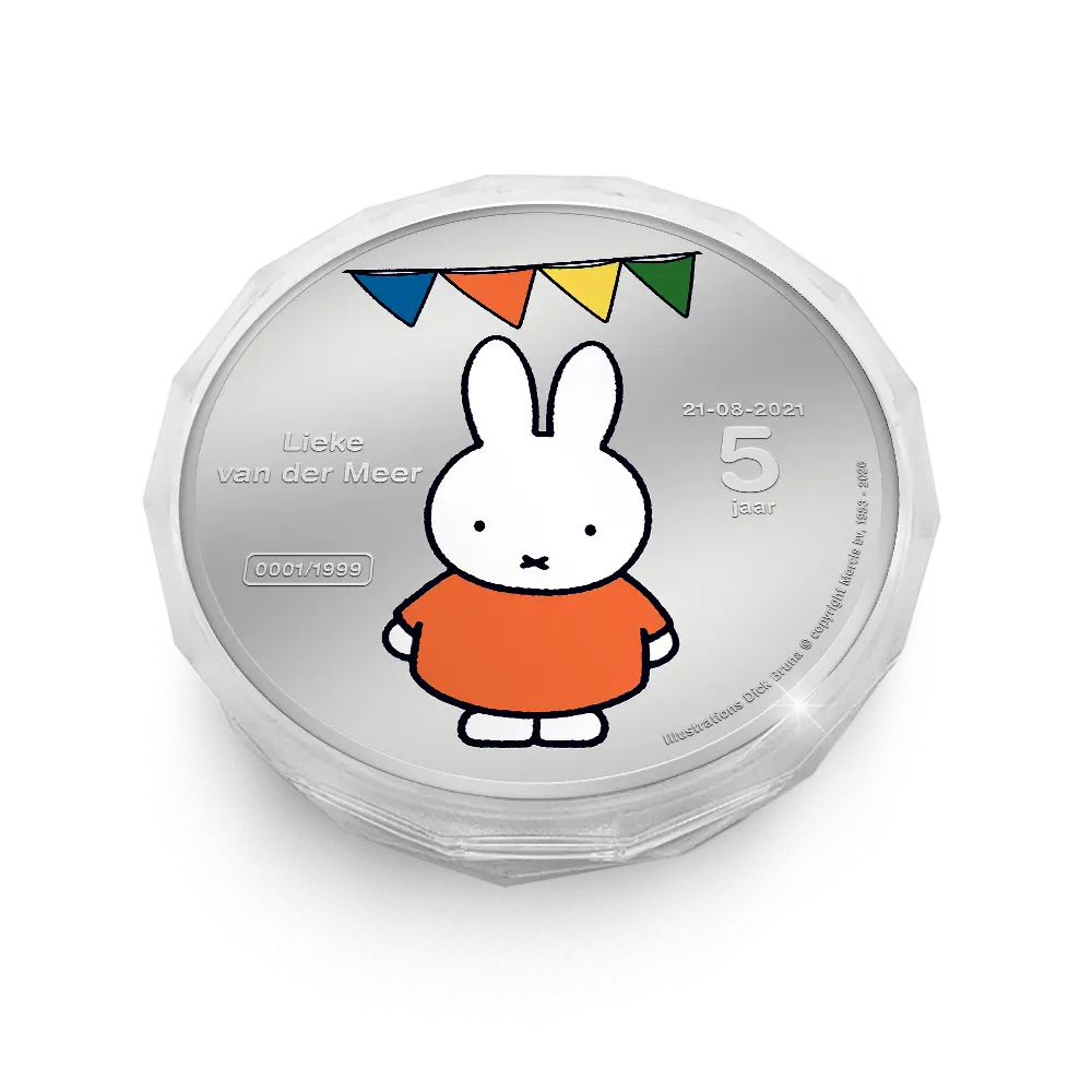 De verjaardag Pondermunt met Nijntje