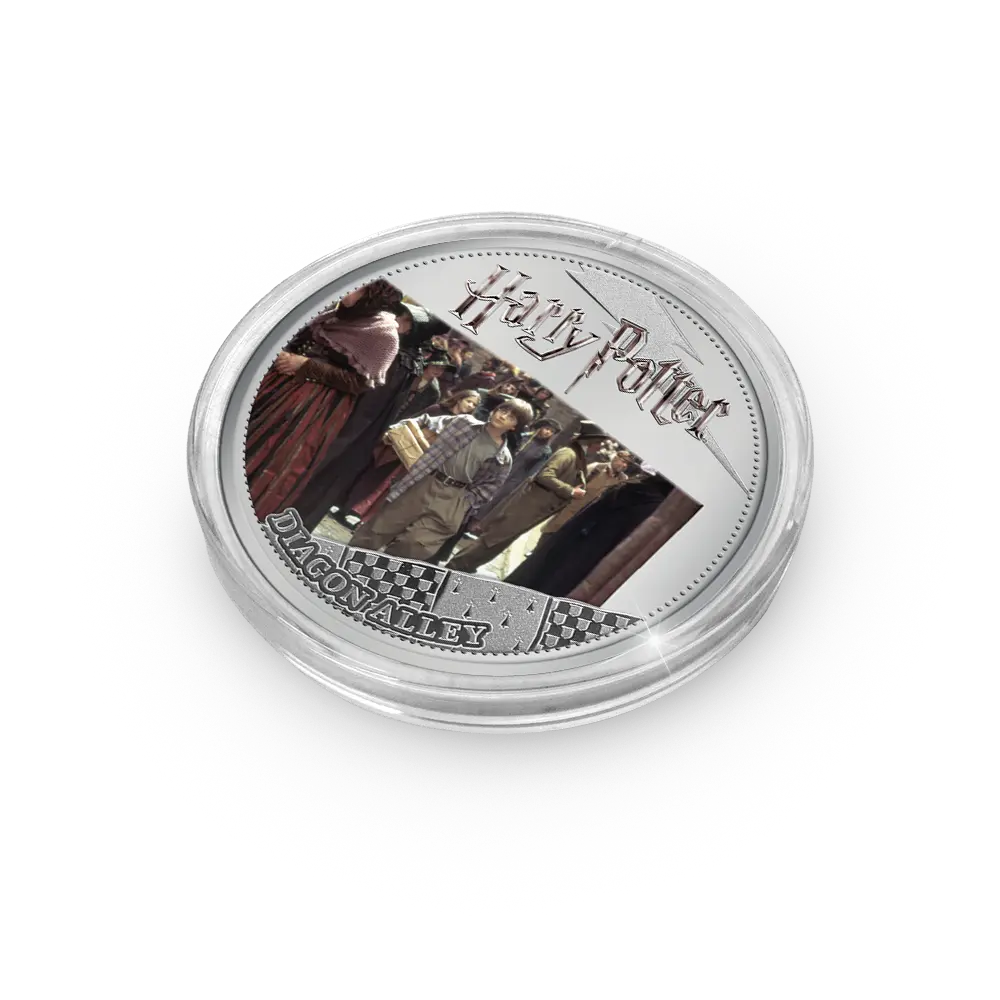 DE OFFICIËLE HARRY POTTER HERDENKINGSMUNT "25 Years of Movie Magic”