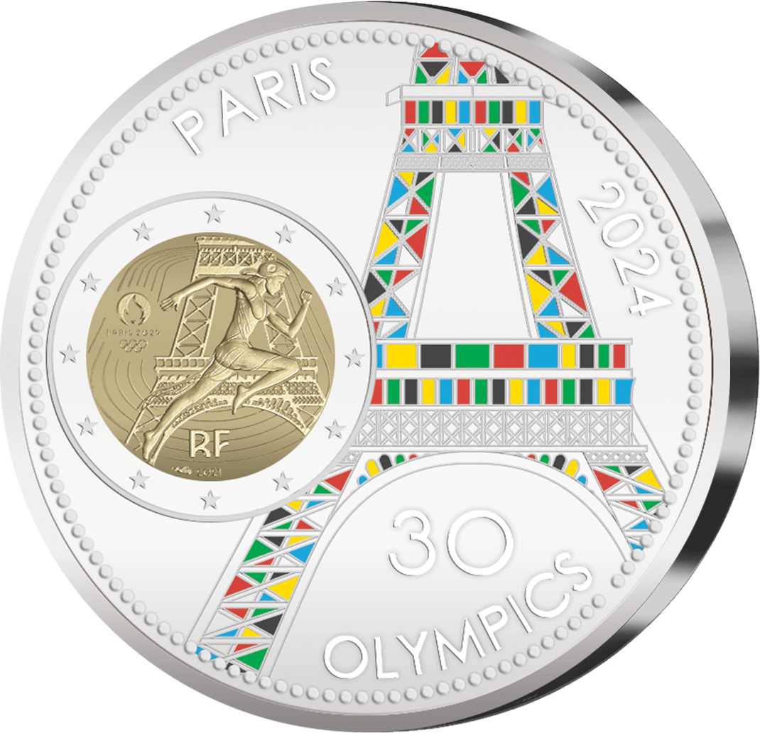 De Olympische “Parijs 2024” Europa Herdenkingsuitgifte