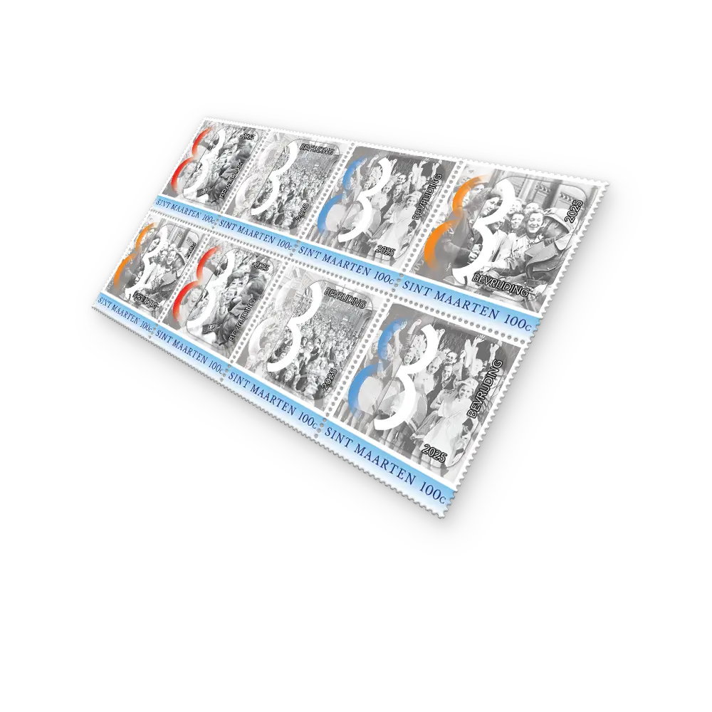 Herdenkingspostzegelvel Nederland 80 Jaar Bevrijd