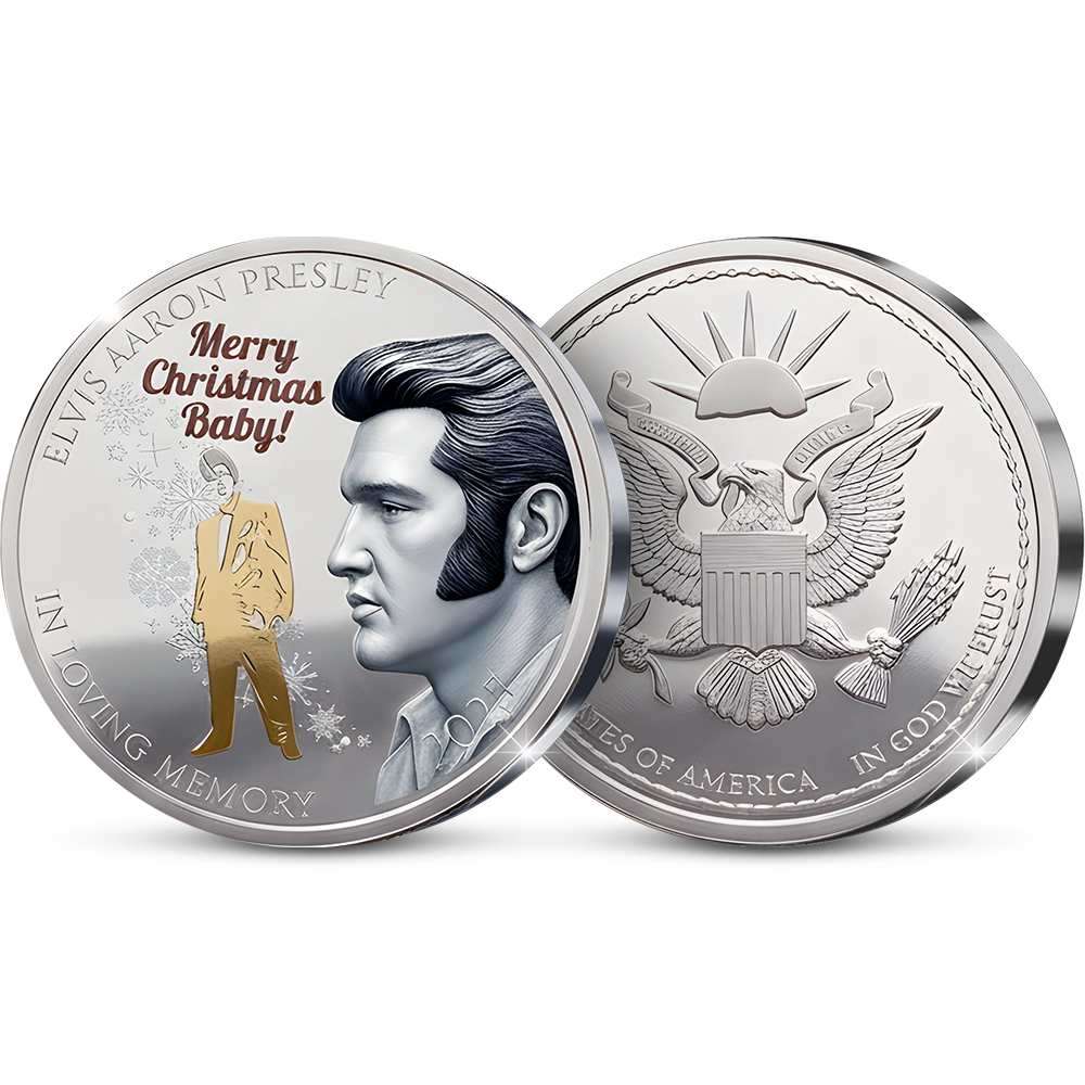 De Eerste Slag van de Amerikaanse Herdenkingsuitgifte “Elvis Presley, the Christmas Tribute 2025”