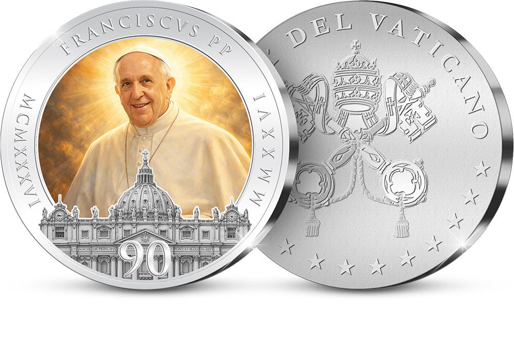 De Vaticaan Herdenkingsuitgifte "Pope Francis 90: A Life in Service"