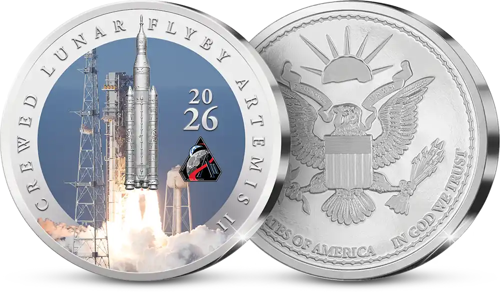 De USA Herdenkingsuitgifte 2026 ‘Artemis II: Launch into the Unknown – Rise of a New Space Era'