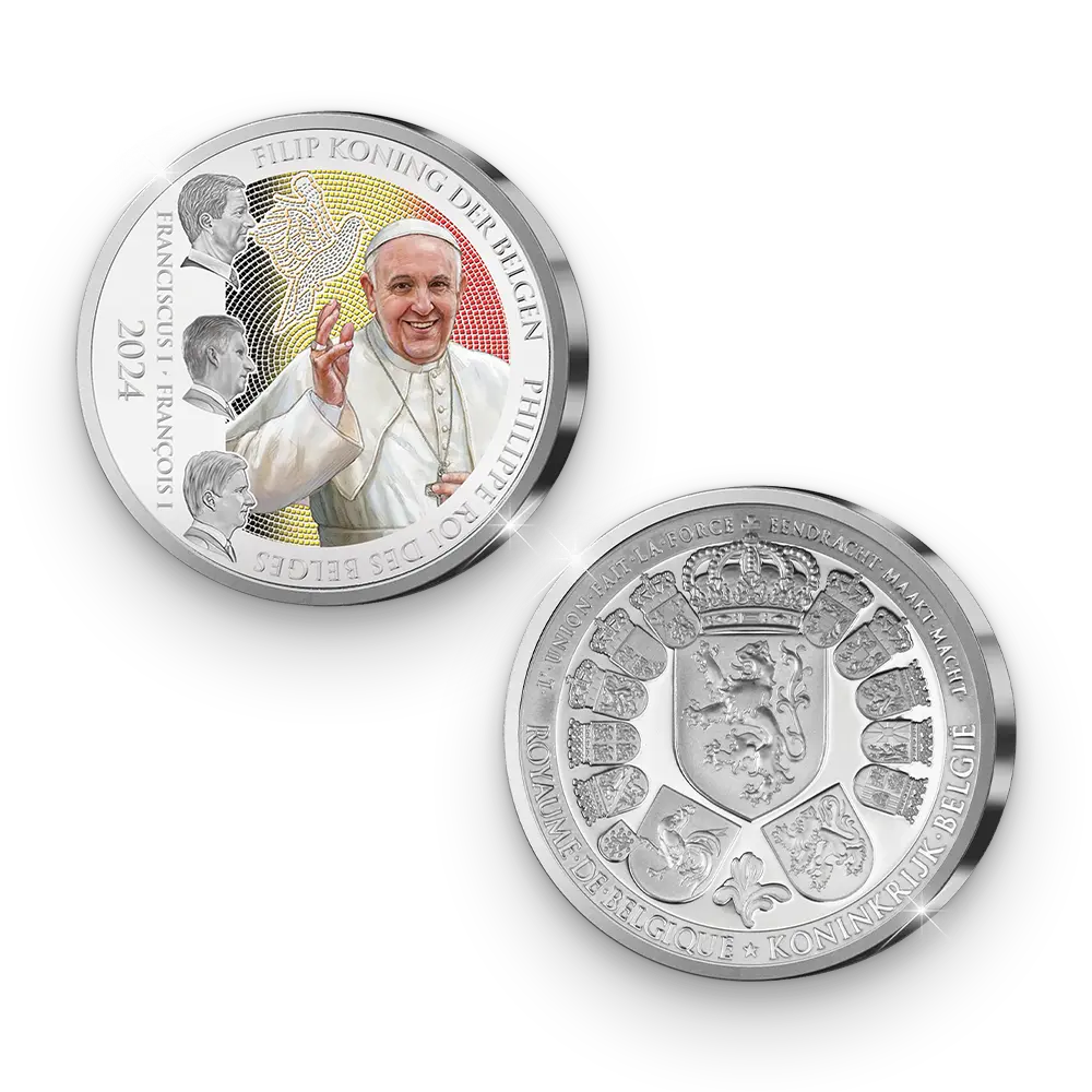 De Belgische Herdenkingsuitgifte ‘Paus Franciscus in België’