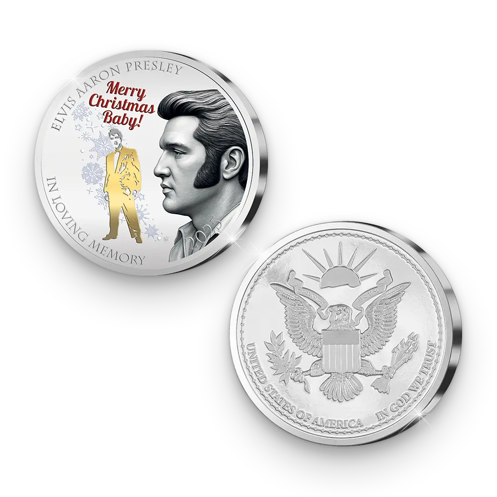 De Eerste Slag van de Amerikaanse Herdenkingsuitgifte “Elvis Presley, the Christmas Tribute 2025”