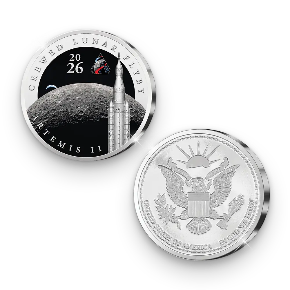 De USA Herdenkingsuitgifte 2026 ‘Artemis II: A Journey Beyond Earth to the Moon’