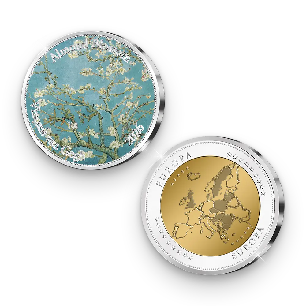 De Vincent van Gogh EUROPA Herdenkingsuitgifte: Lente 2026 'Amandelbloesem 1890'