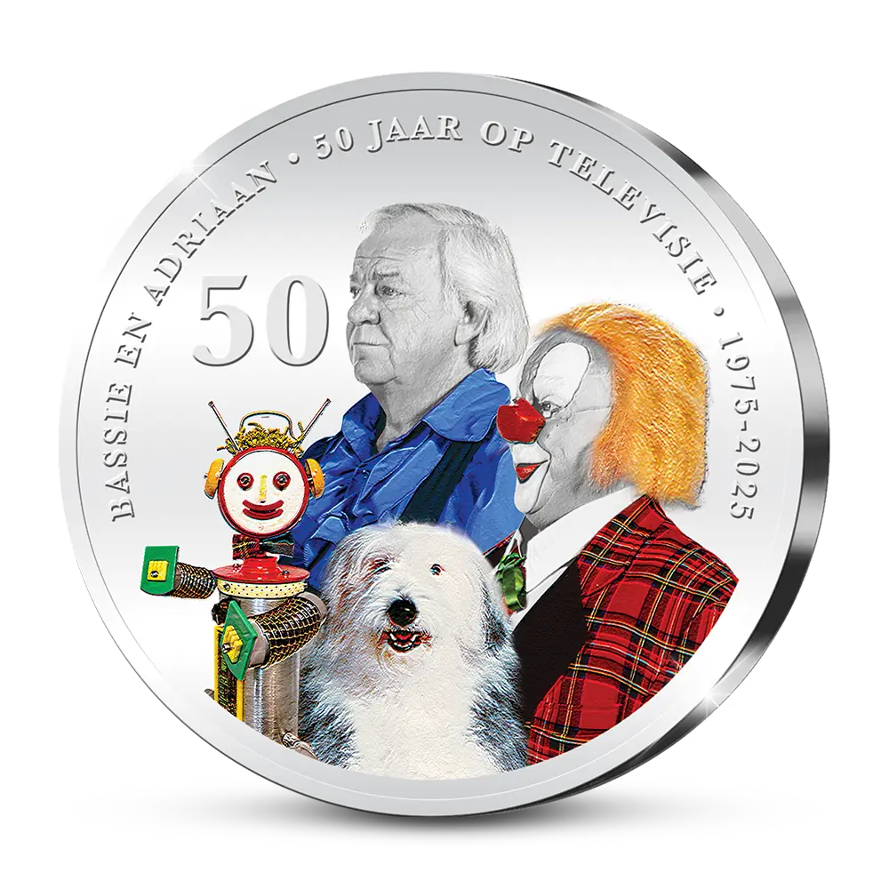 De officiële Herdenkingsuitgifte Bassie & Adriaan met Lara en Robin - uitgifte nummer 4