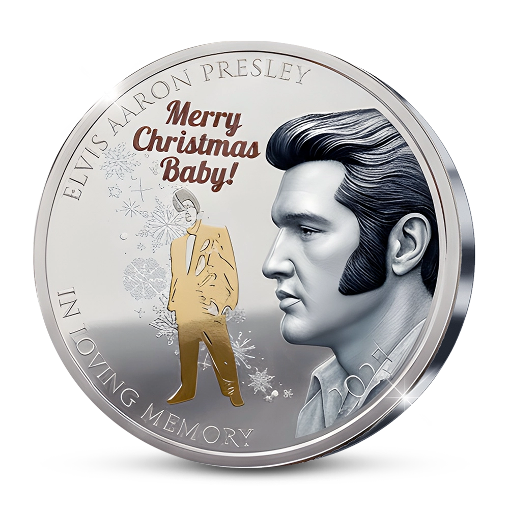 De Eerste Slag van de Amerikaanse Herdenkingsuitgifte “Elvis Presley, the Christmas Tribute 2025”