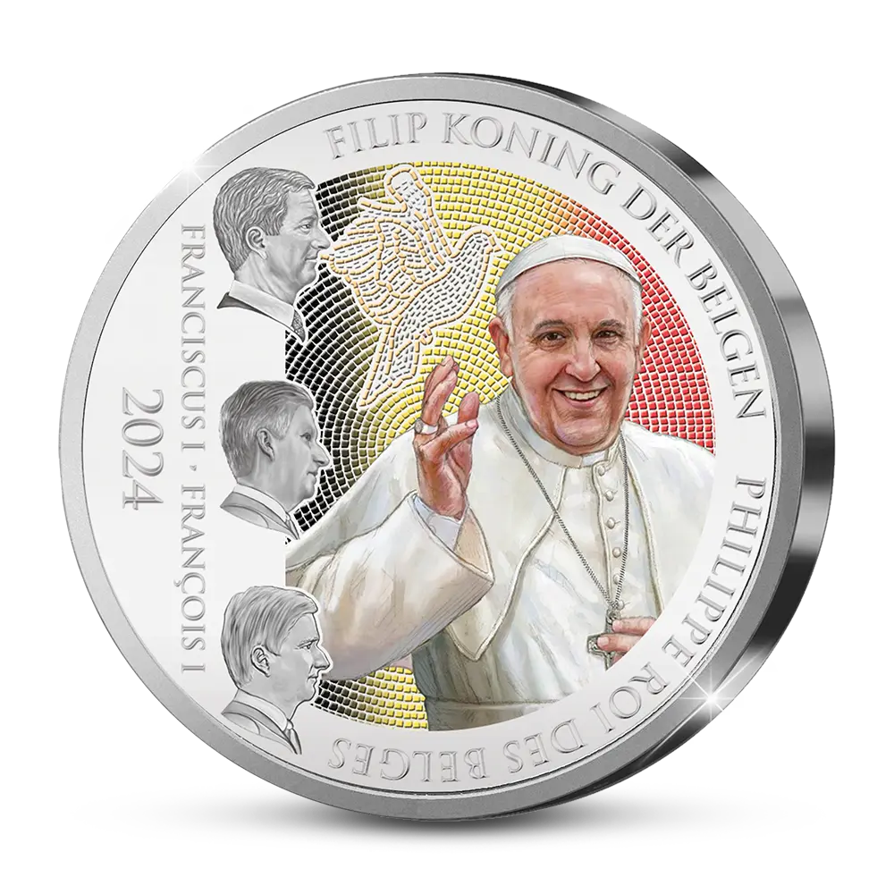 De Belgische Herdenkingsuitgifte ‘Paus Franciscus in België’