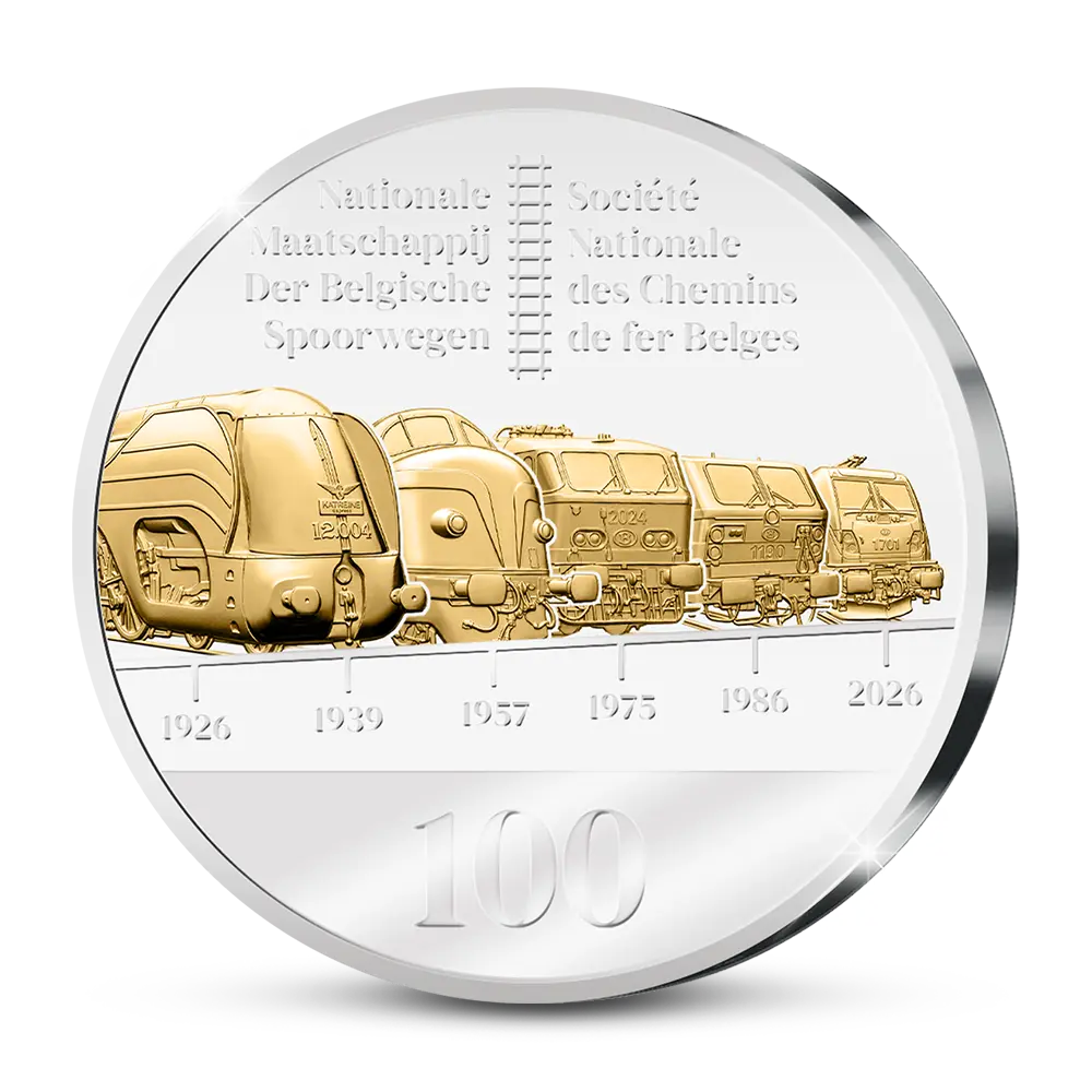 De Belgische Herdenkingsuitgifte 2026 "100 Jaar NMBS”