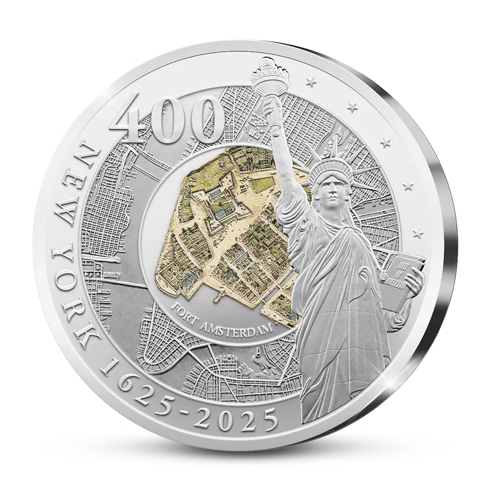 De primeurslag van de eerste Amerikaanse herdenkingsuitgifte ‘400th Anniversary of New York’