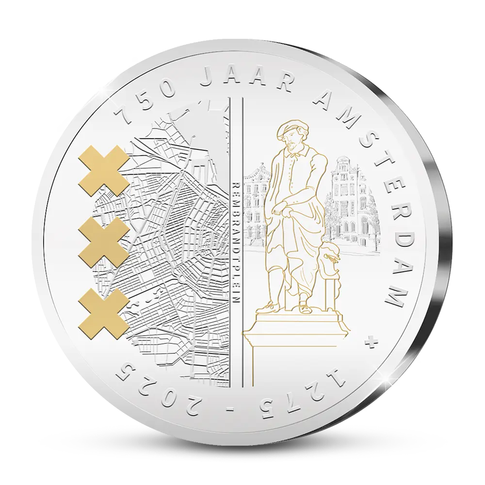 De eerste herdenkingsuitgifte “Het Rembrandtplein"