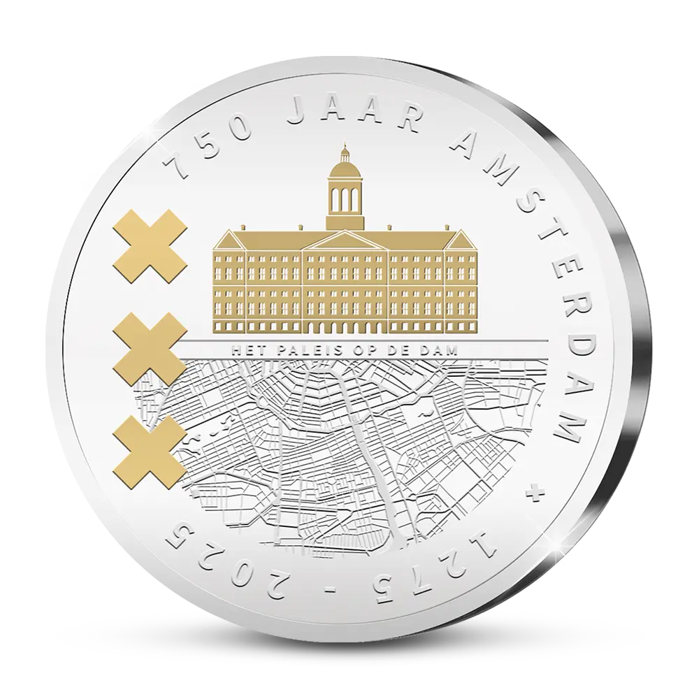 De eerste herdenkingsuitgifte “Het Paleis op de Dam”