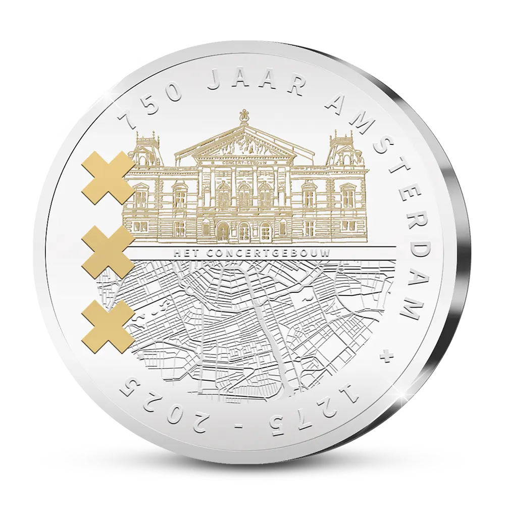 De eerste herdenkingsuitgifte “Het Concertgebouw”