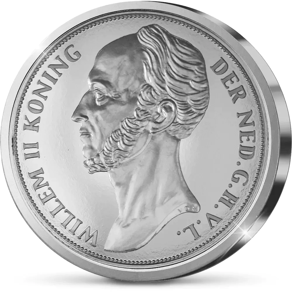 De eerste herslag van de duurste munt van Nederland: De 1 Gulden Willem II 1840 - Edel Collecties