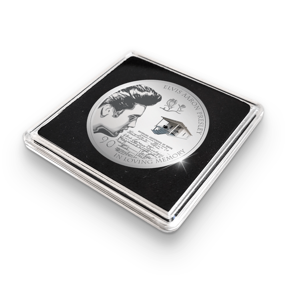 De Eerste Slag van de Amerikaanse Herdenkingsuitgifte “Elvis 90th Birthday Anniversary” - Edel Collecties