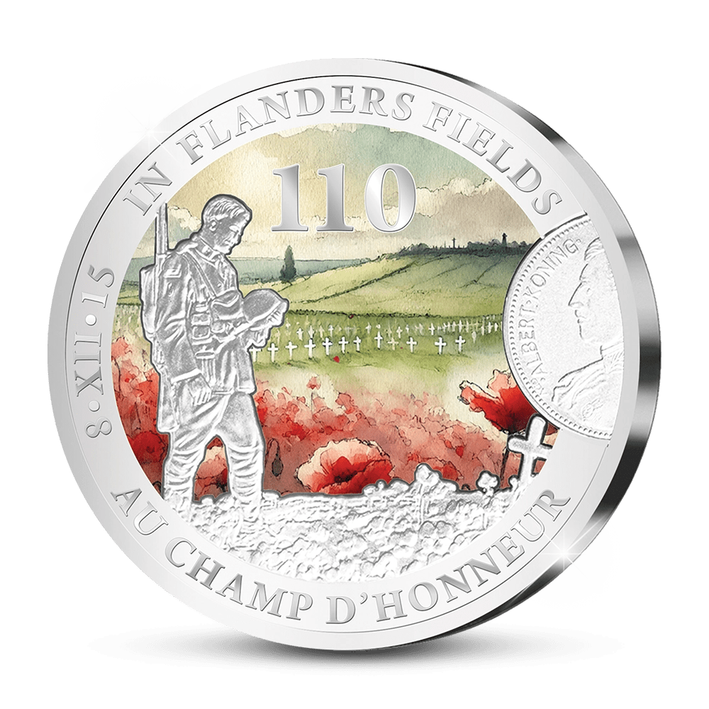 De Eerste Slag van de Belgische Herdenkingsuitgifte “In Vlaanderens Velden 110 jaar” - Edel Collecties