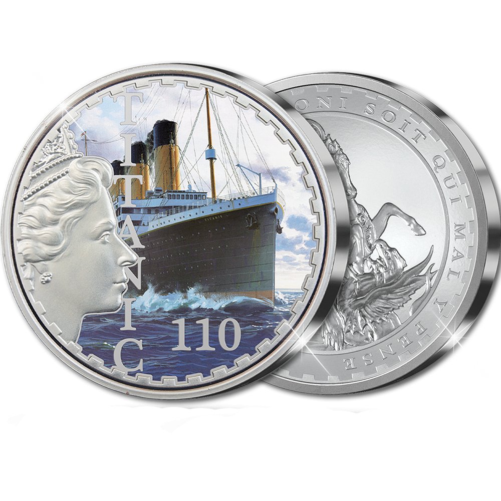 De Officiële Verzilverde “Titanic” Herdenkingsuitgifte van Engeland - Edel Collecties