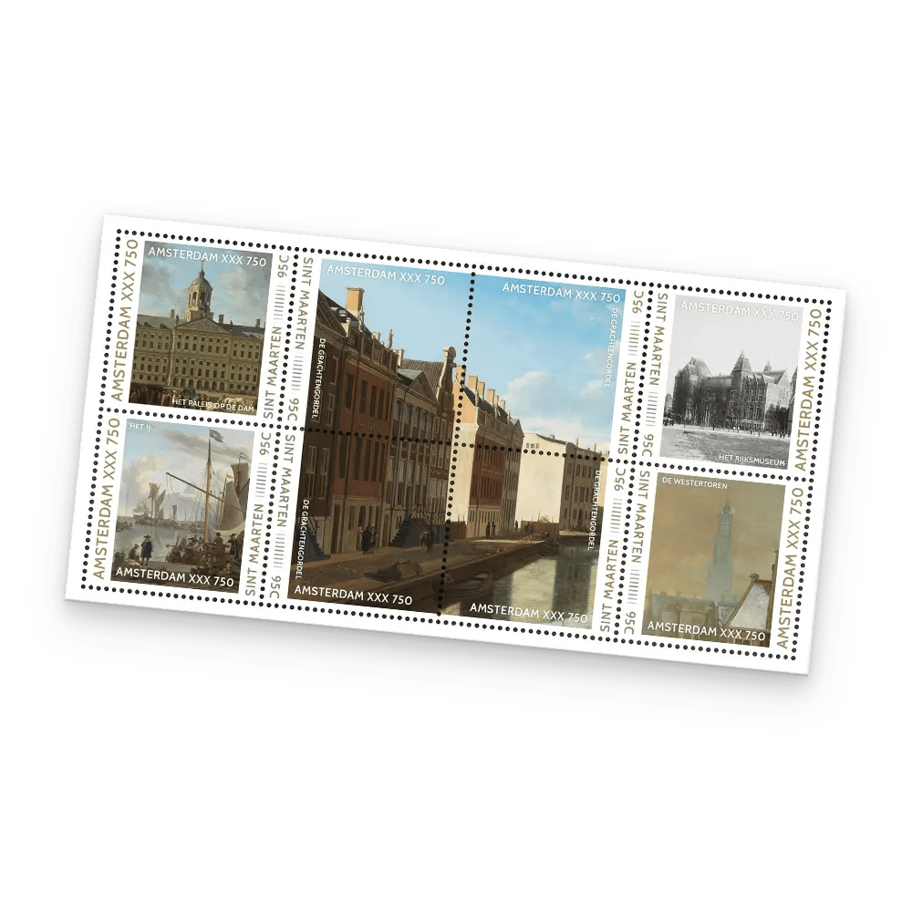 De Postzegelcollectie 750 Jaar Amsterdam: Eeuwen van Glorie en Geschiedenis in het Rijksmuseum - Edel Collecties