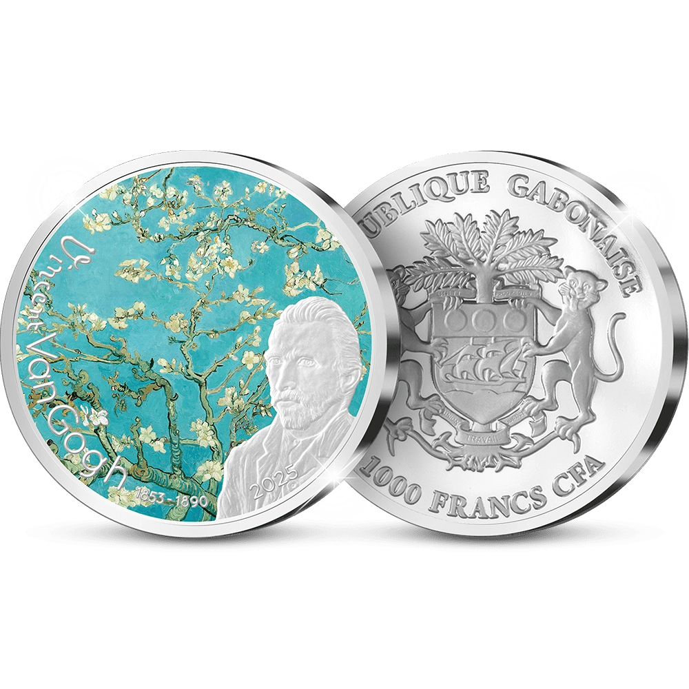 De Vincent van Gogh Herdenkingsmunt 'Amandelbloesem' - Edel Collecties