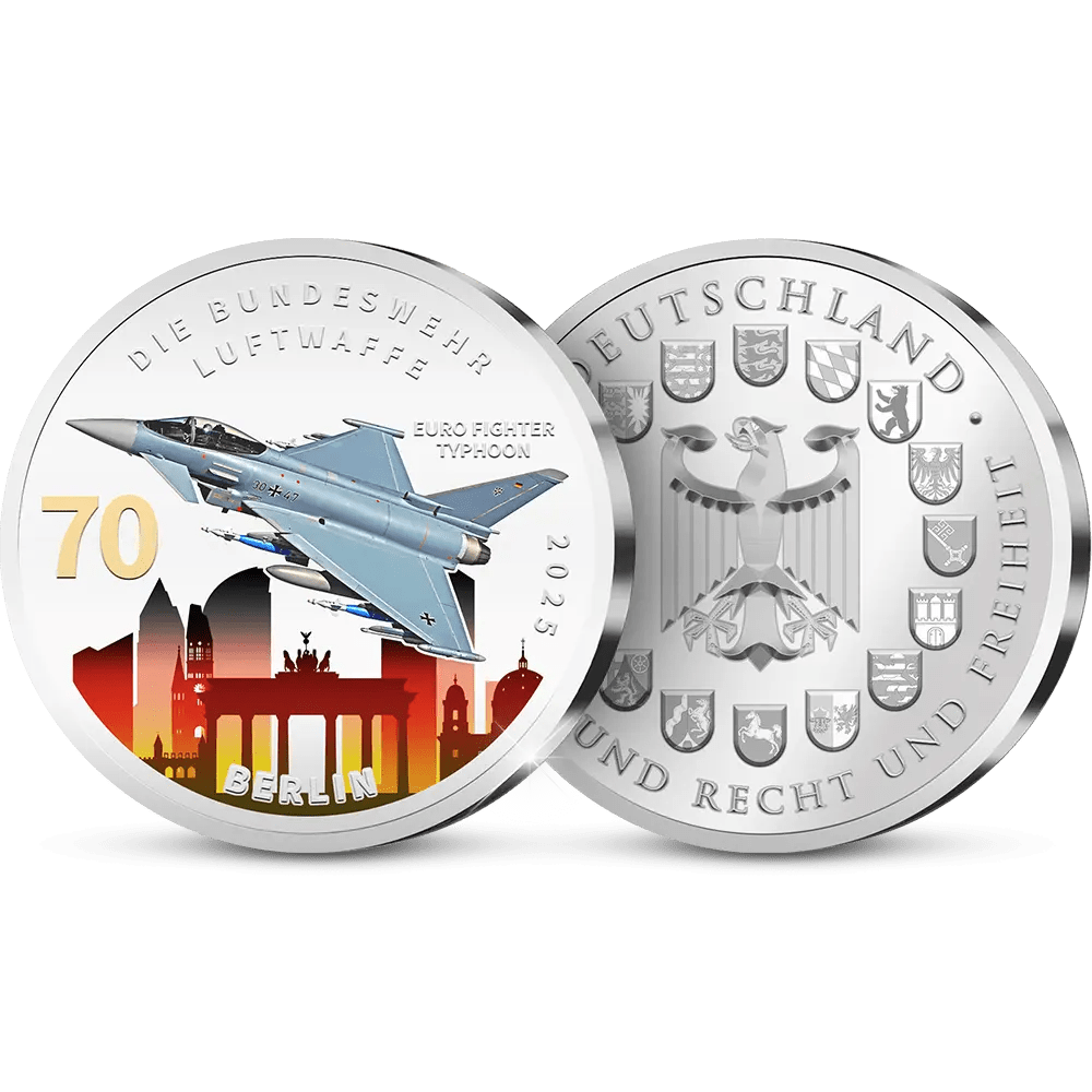Duitse Herdenkingsuitgifte ‘Die Luftwaffe: Euro Fighter Typhoon’ - Edel Collecties
