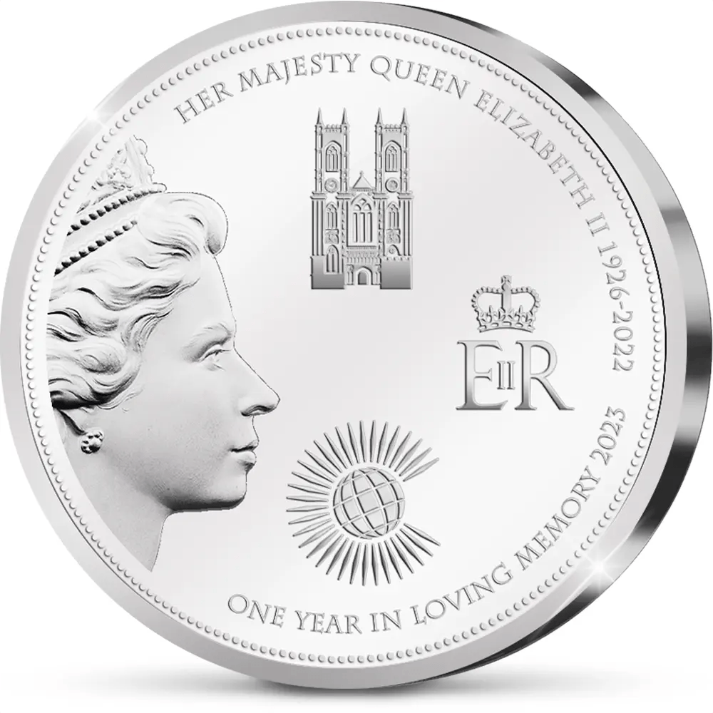 De Officiële “Her Majesty Queen Elizabeth II One Year In Loving Memory 2023” Herdenkingsuitgifte van Engeland - Edel Collecties