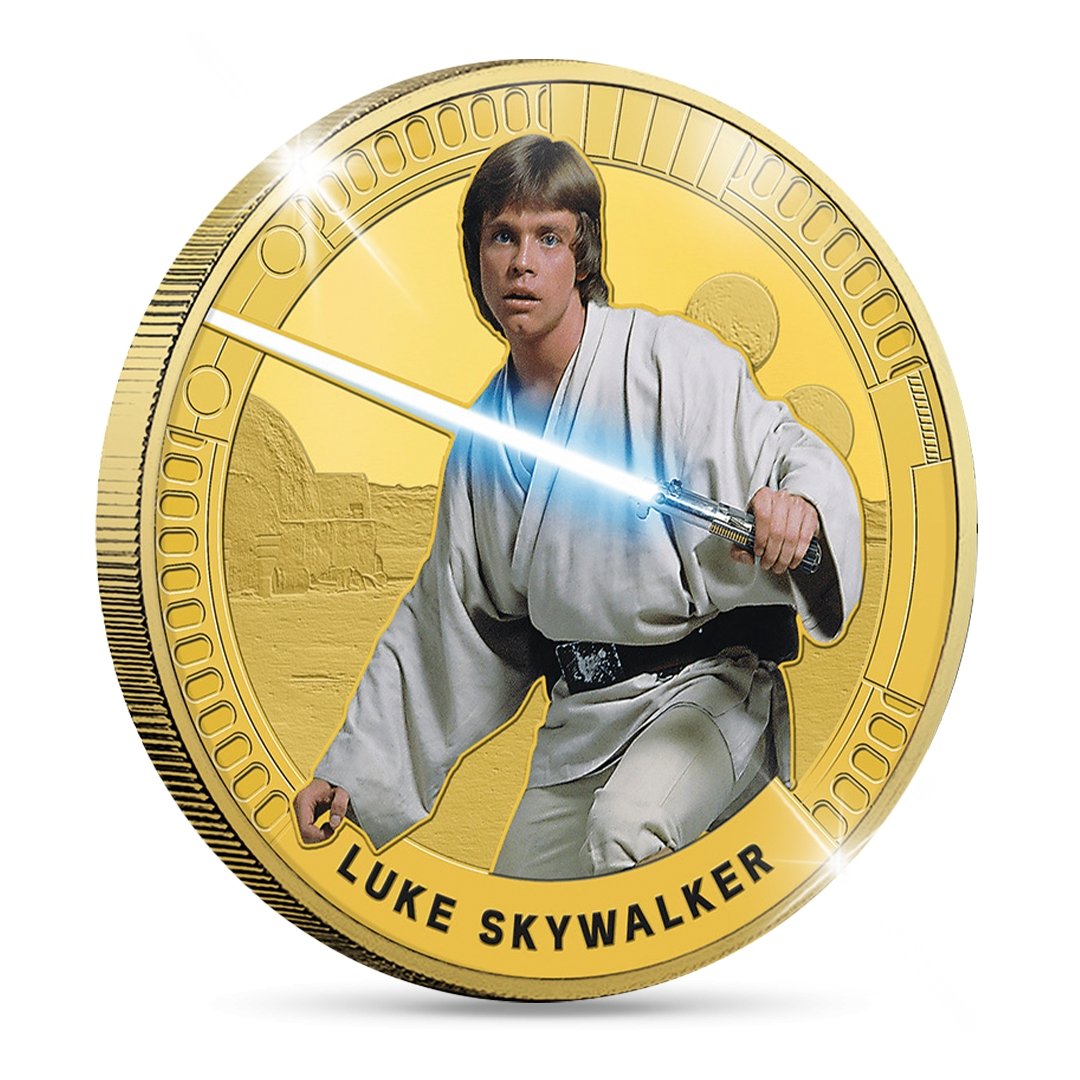 De Officiële Star Wars at 45 Herdenkingsuitgifte “Luke Skywalker” - Edel Collecties